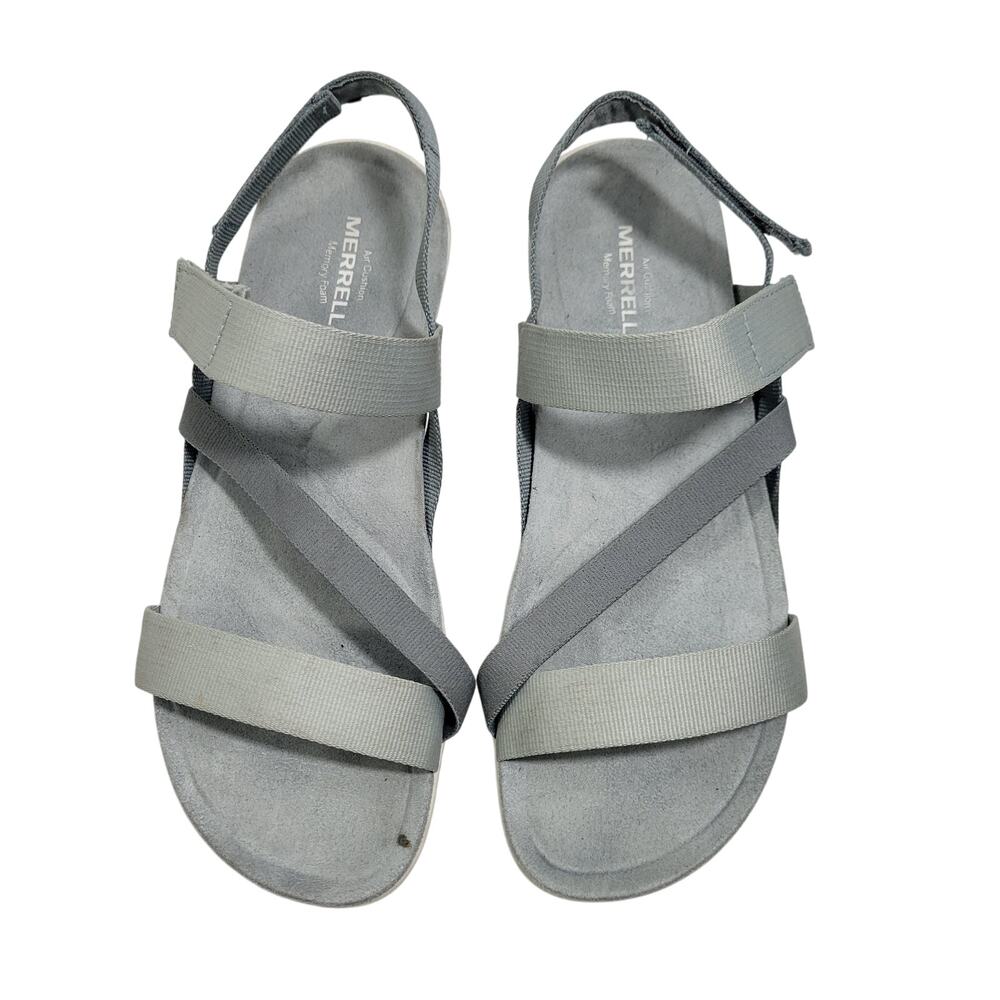 Merrell District 3 Strap Gray Sandals Size 10M  41925-1117